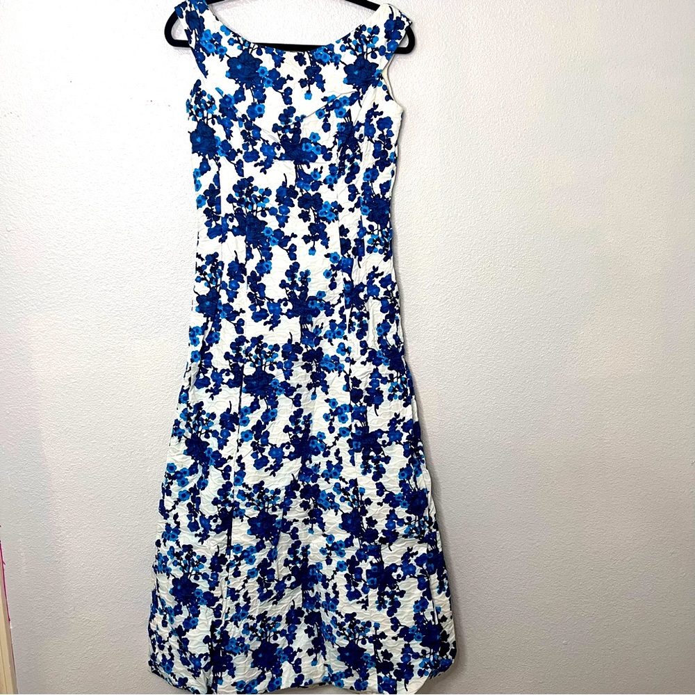 👗Vintage hand crafted sewn full length tea dress frock